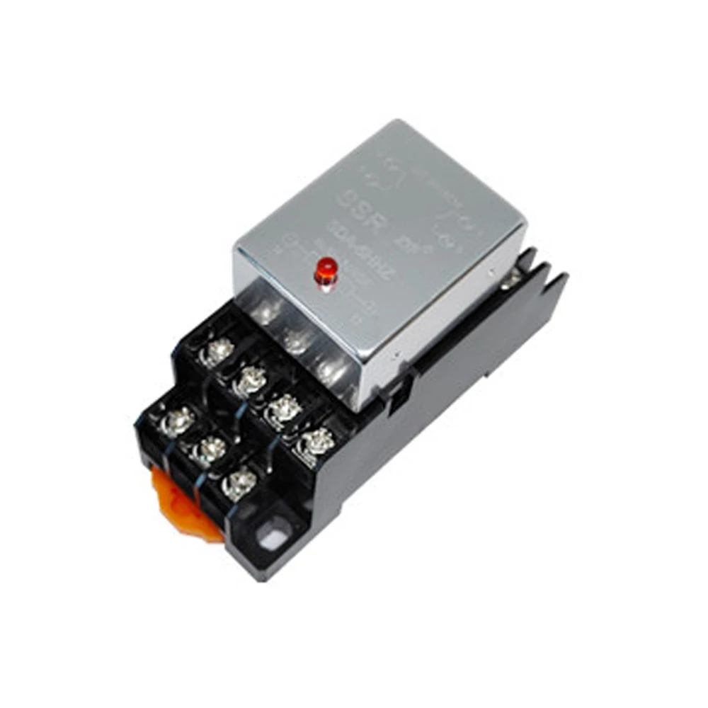

1PCS DC4-30V Small 10A/25A DC Solid-state Relay Rail-mounted Plug-in Type Normally Open Solid-state Relay Module with Base