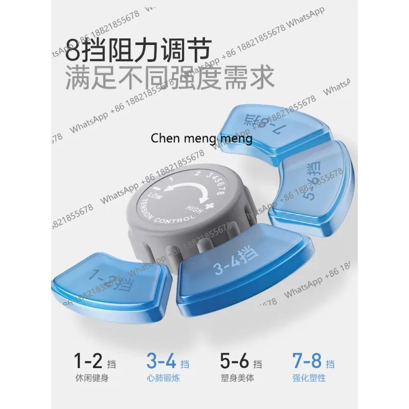 A49 Mini Elliptical Home Fitness Multifunctional Silent In-situ Spacewalk Foot Stepper