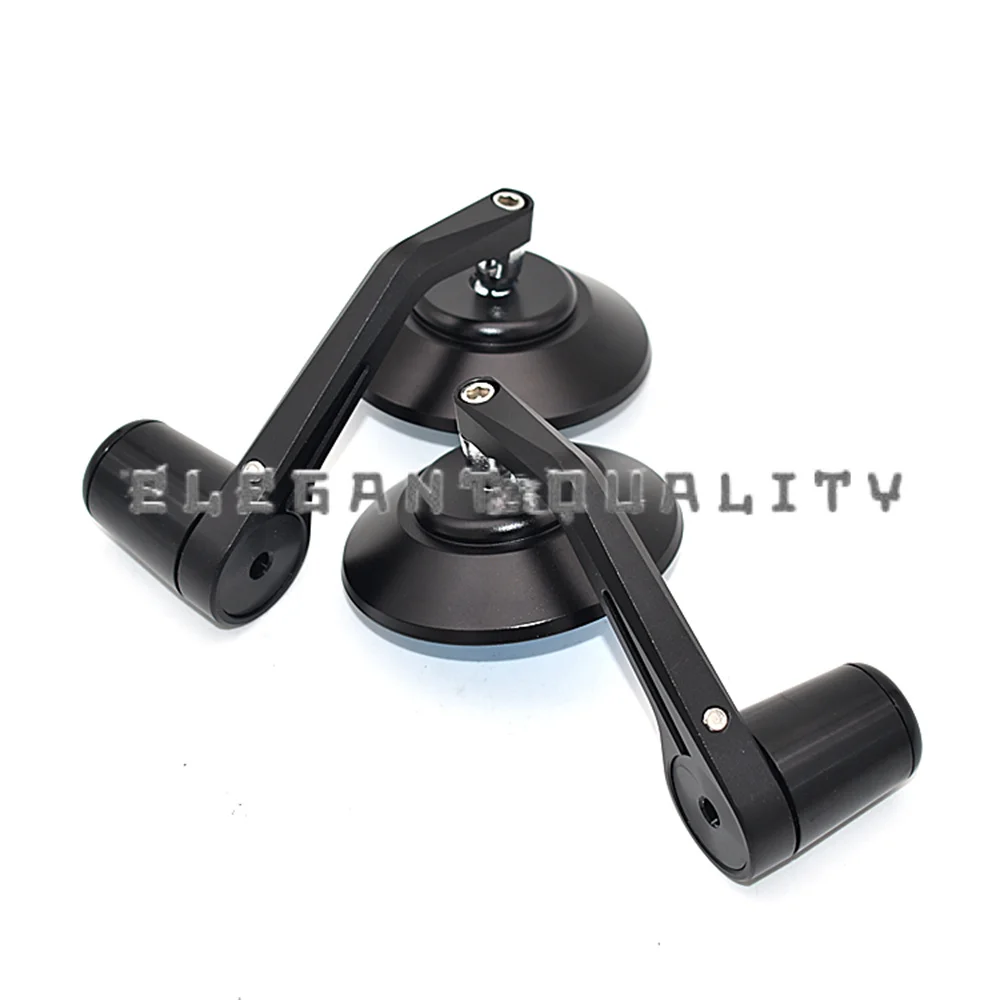 Motorcycle CNC Round Handlebar Bar End Rear View Mirrors Balance Slider Grip Plug For Vespa GTS Sprint Primavera 150 300 125 250