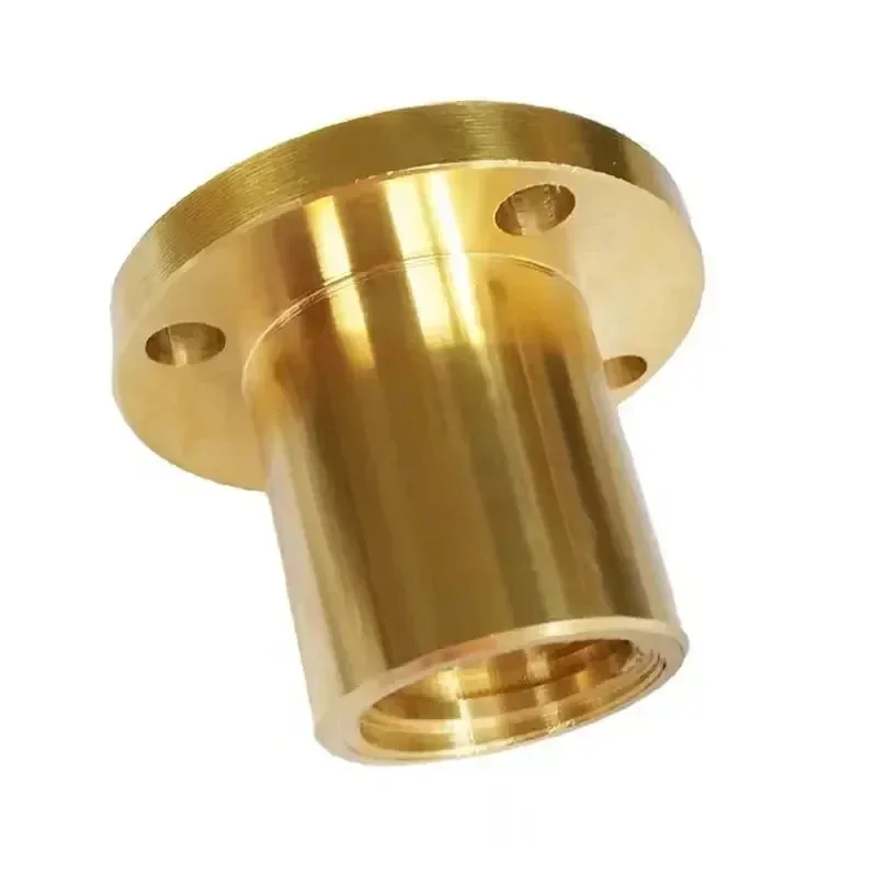 

Factory Direct Round Flange Nut T12/16/20/25/28 for Trapezoidal Lead Screw Nut, High Precision Wear-Resistant