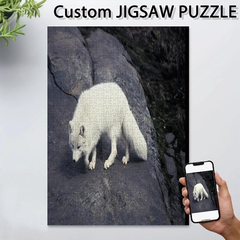 35/300/500/1010pcs Personalized Custom Photo Puzzle Animal Photos Personalised Gift Idea