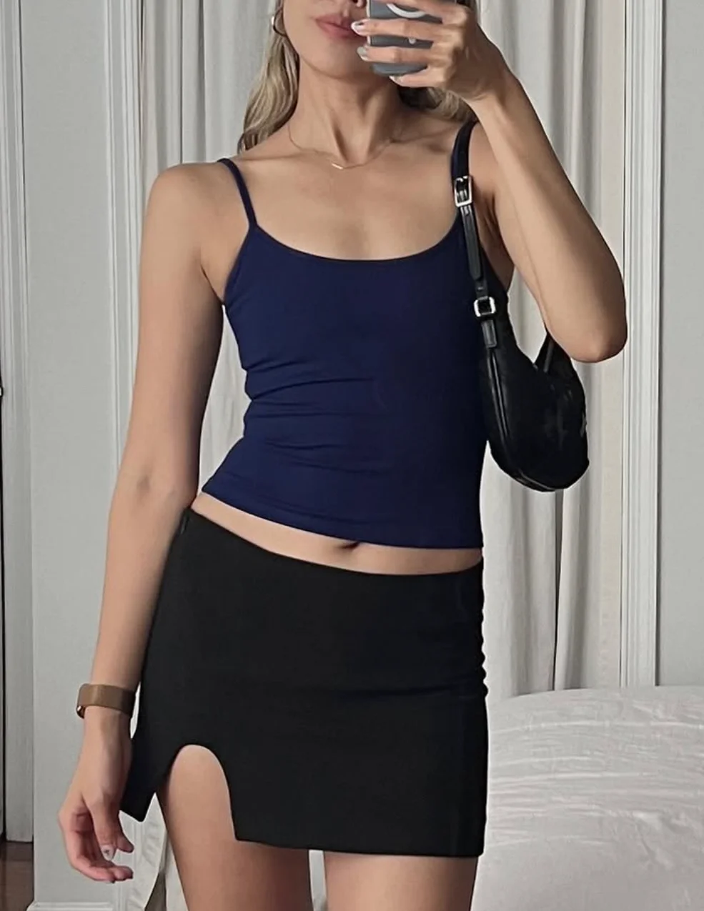 

Tank Top Camisole Short Tight-Fitting Top Spaghetti Strap Casual Tank Top Women's Camisole Double Shoulder Strap Camisole Yoga Tank Top Camisole