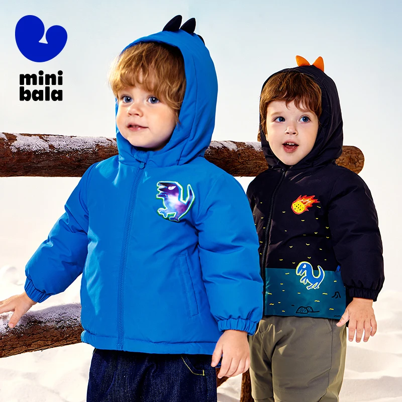 

Детский пуховик Mini Bala, водостойкое маслостойкое дышащее теплое зимнее пальто