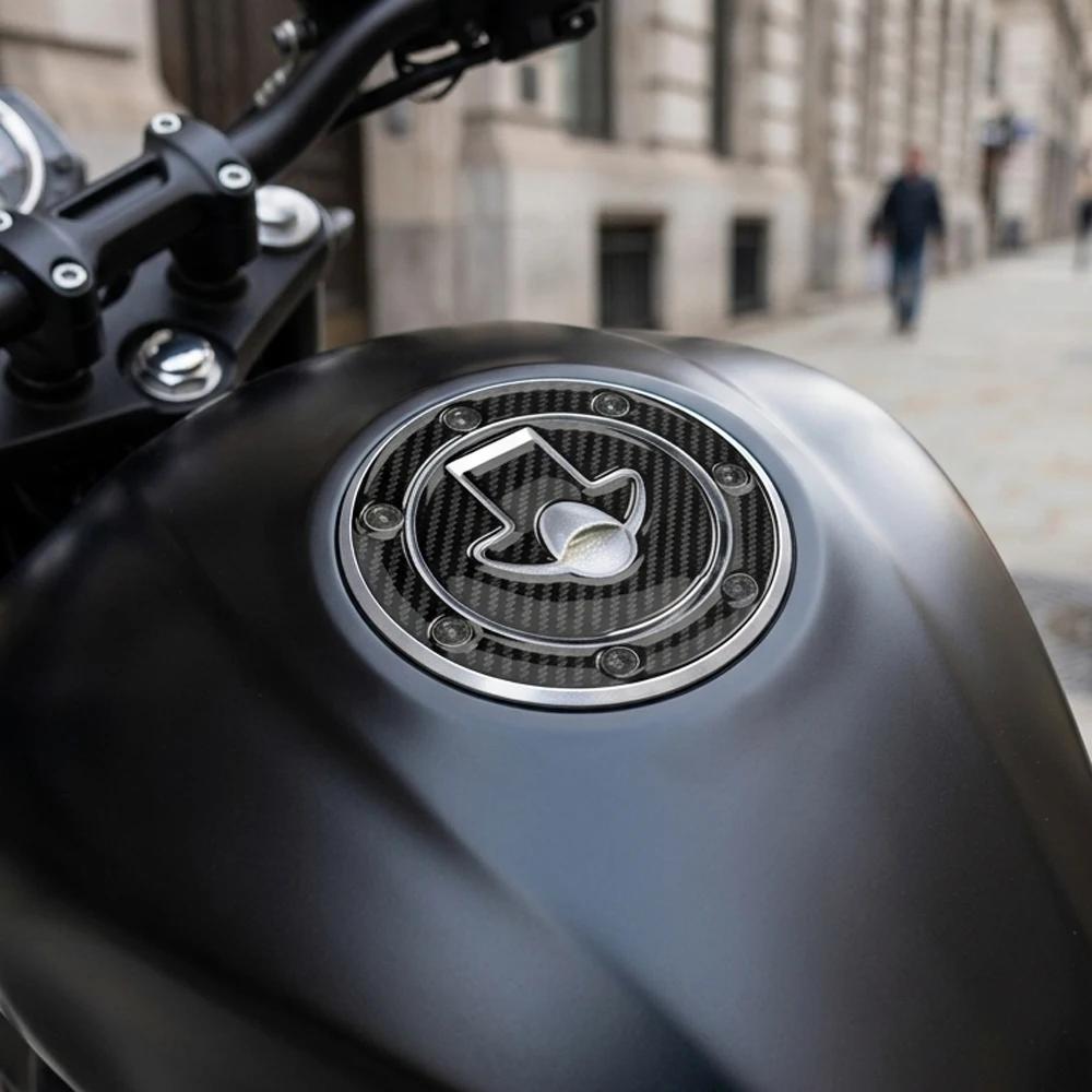 

Motorcycle Tank Fuel Cap Protection Sticker for Kawasaki Models Up To 1999 (7 Holes)