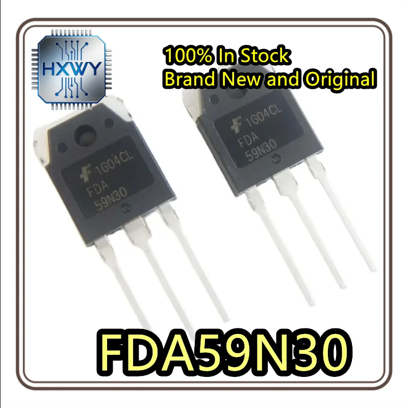 (3/10 pcs) FDA59N30  TO-3PN package 100% brand new Integrated circuit  Stock running low  In stock ready for immediate dispatch