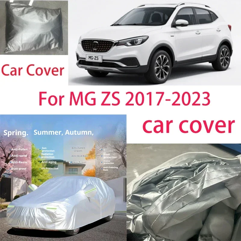 

For MG ZS 2017-2023 2018 2019 Car Cover Protection Sunscreen Heat Insulation Dust Resistant Scratch Car Exterior Accessories