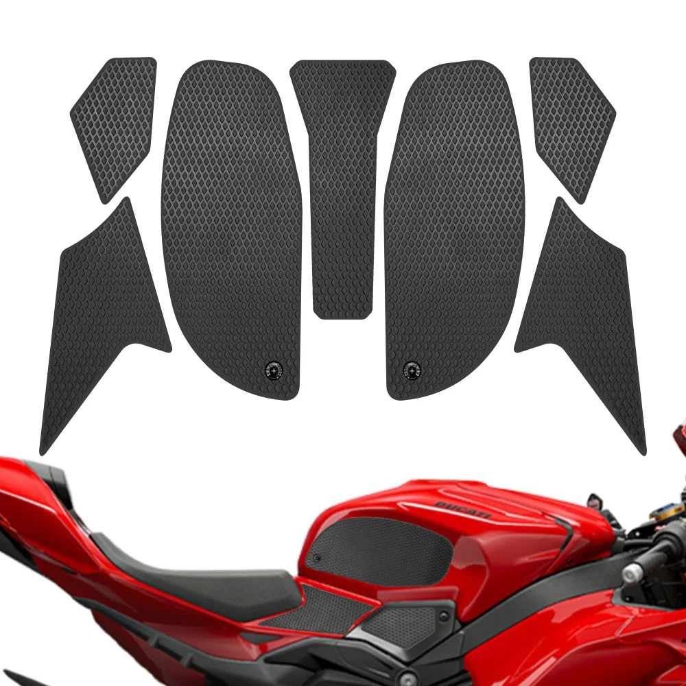 

For Ducati Panigale V4 V4S 2025 Motorcycle Tank Traction Pad Anti Slip Sticker Gas Knee Grip Protector