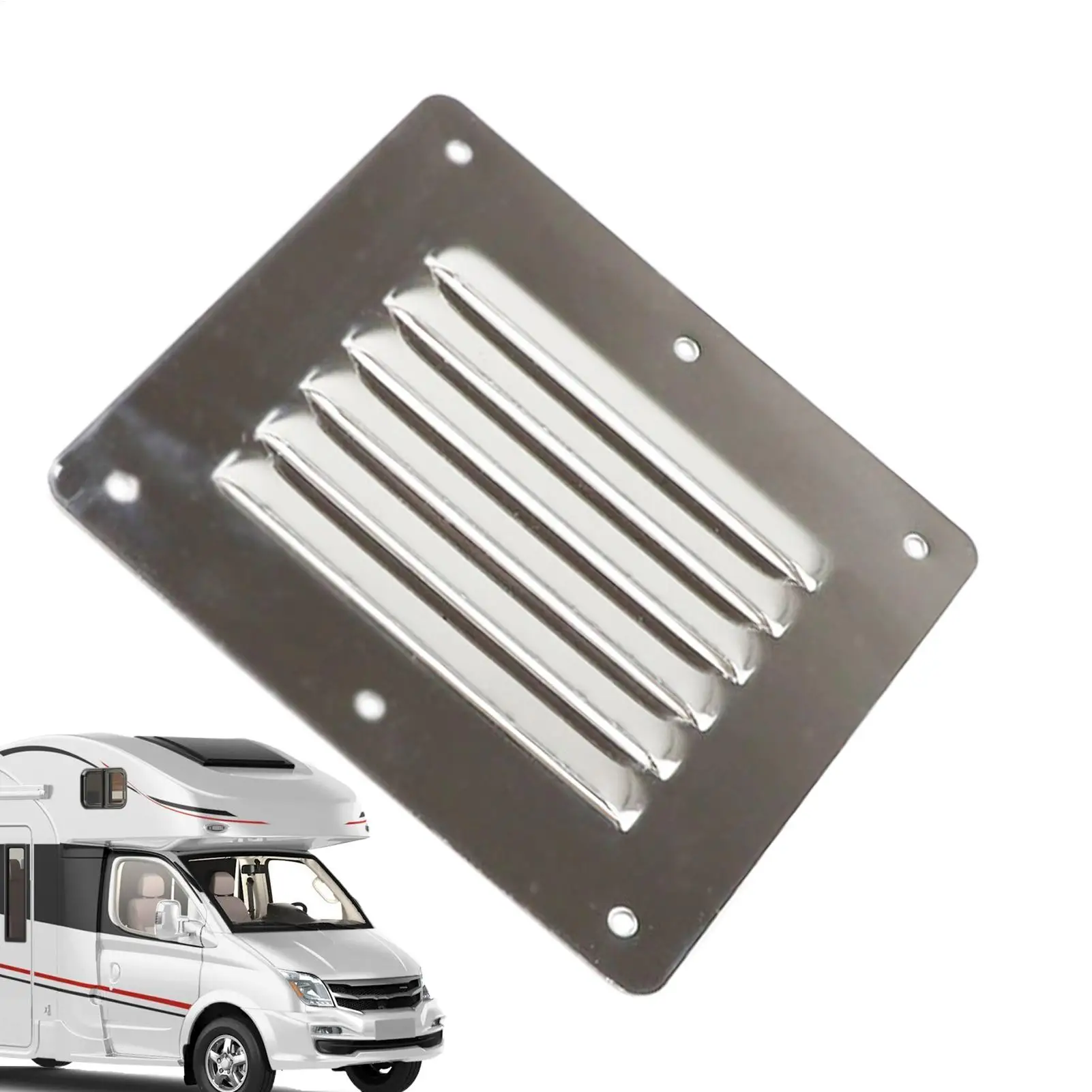 

Вентиляционное отверстие для автофургона из нержавеющей стали 316, аксессуары для корабля, вытяжные жалюзи без ослабления, нержавеющая вентиляционная крышка, вентилятор