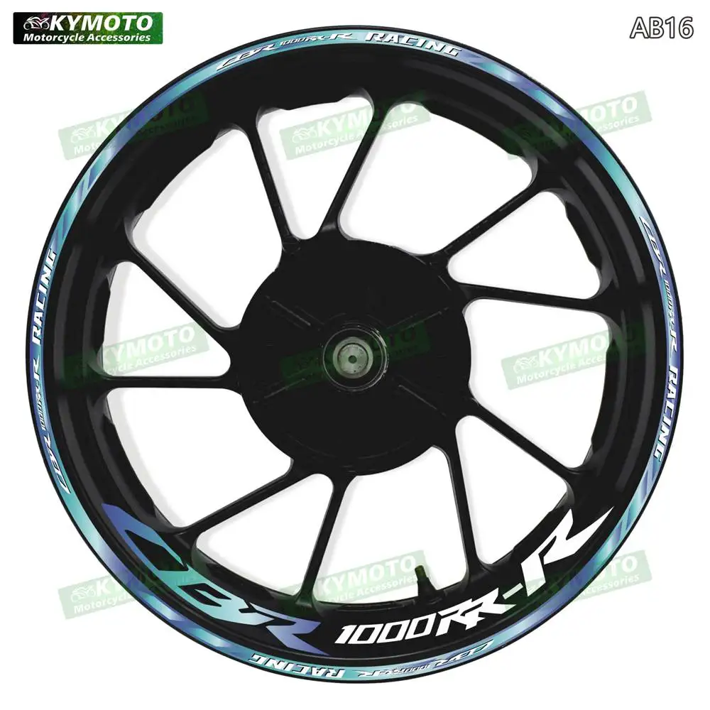 

For Honda CBR1000RR-R CBR 1000RR-R motorcycle accessories 17-inch front and rear wheel gradient stickers fairings and wheel hub