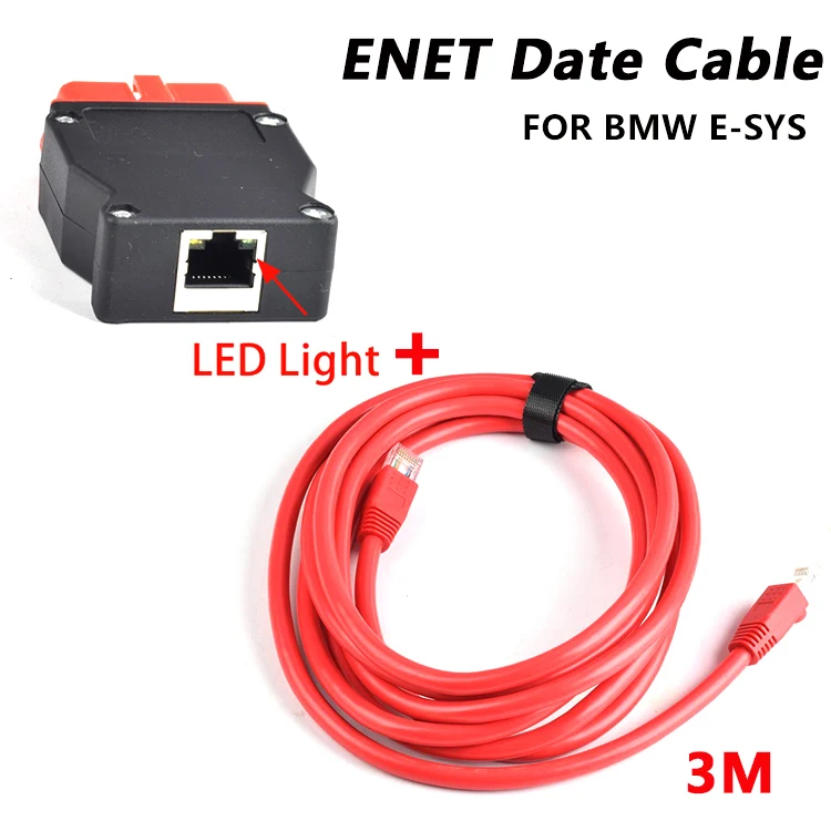 

For BMW F-G Series ICOM OBD2 Coding Diagnostic Cable Ethernet To Data OBDII Coding Hidden Data Tool Quality ENET Cable