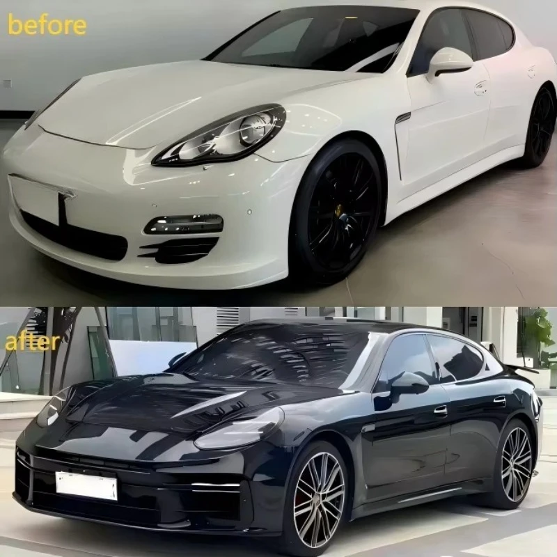 2009-2016 for Panamera 970 Car Modification Upgrade Kit New SD Body Front Bumper Rear Bumper Headlight with Fog Light Cut-Outs