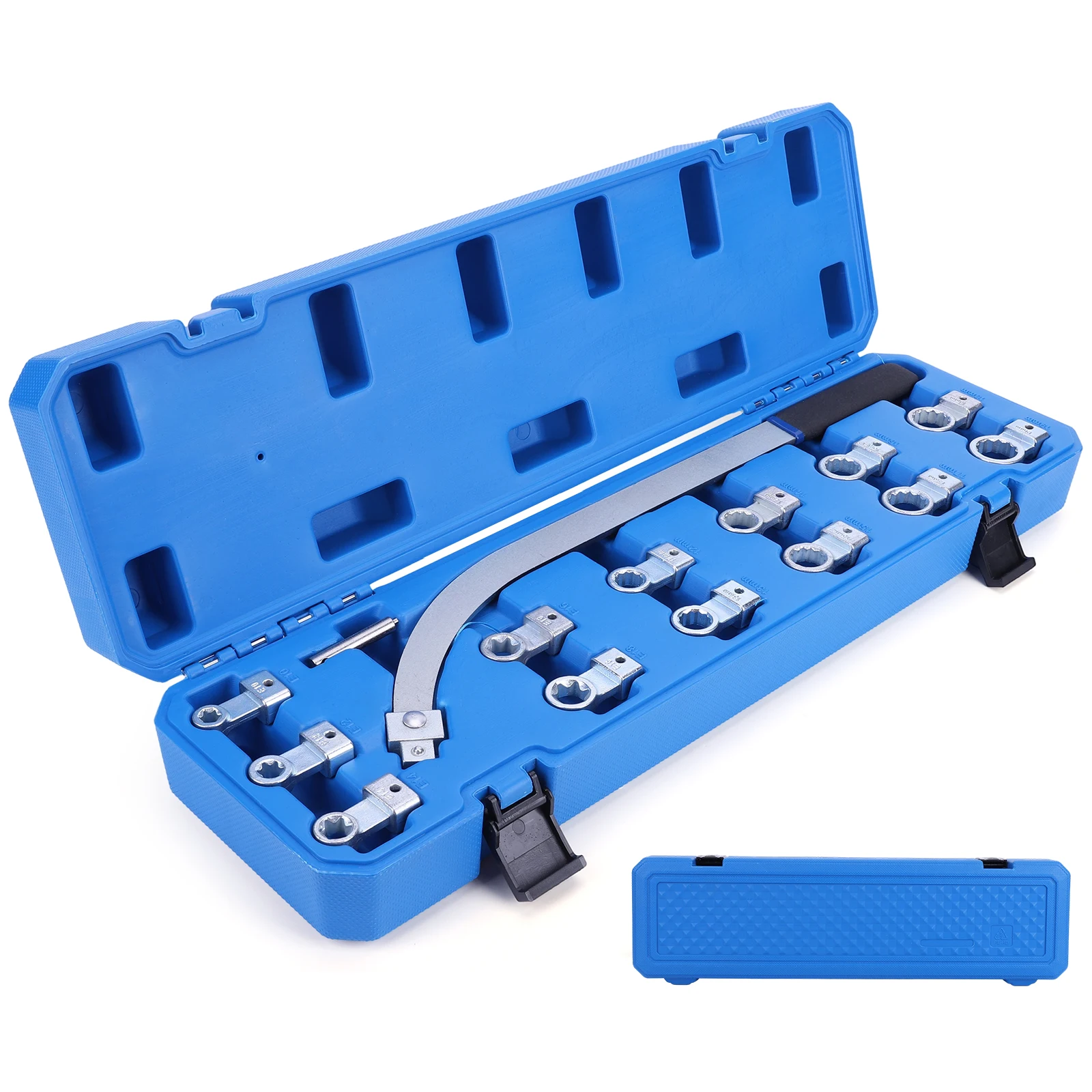 

15PCS Universal Auxiliary Idler Belt Tensioner Serpentine Belt Tension Pulley Wrench Set Screw Removal Tool for Most Vehicles