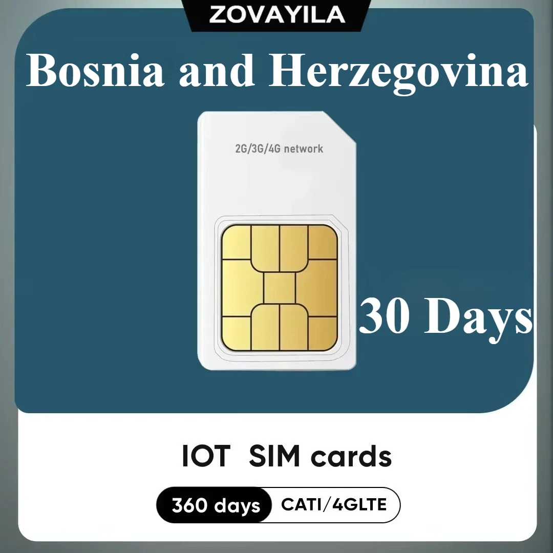 Bosnia and Herzegovina Prepaid M2M Positioning SIM 30Days 30MB Pure Data No Contract For Unlocked GPS Tracker Keep Tabs On Kids