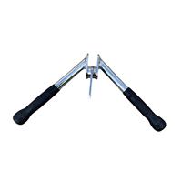 Pull Down Bar Cable Machine Attachment Steel Equipment Pulley System Workout Triceps Biceps LAT Pulldown Attachment Women Men