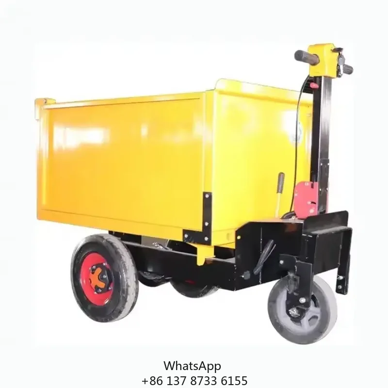 

Small Dump Truck Hand Ash Truck Battery Powered Electric Transfer Truck Small Dumping Cart Hand Push Cart Construction Site