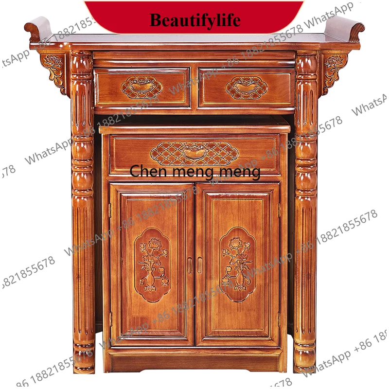 

z183 High-end offering table incense case, God of Wealth table, home living room, Buddhist hall, offering table, Buddha table