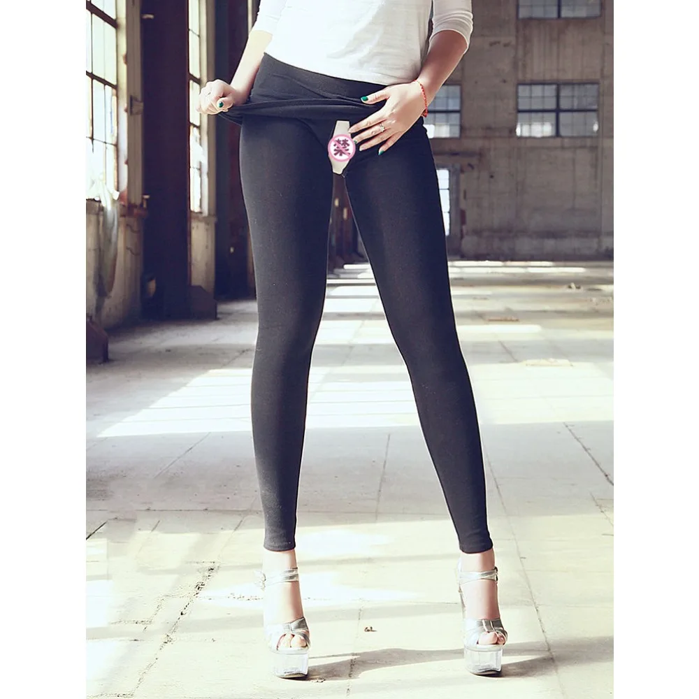 

150kg Plus Size Women's Outdoor Sex Invisible Open Crotch Leggings Peach Hip Pants Skirt High Waist Skirt with Sex Safety Pants