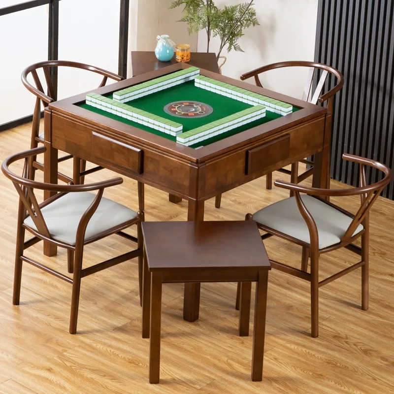 

Automatic mahjong machine household dining table dual-purpose integrated electric mute