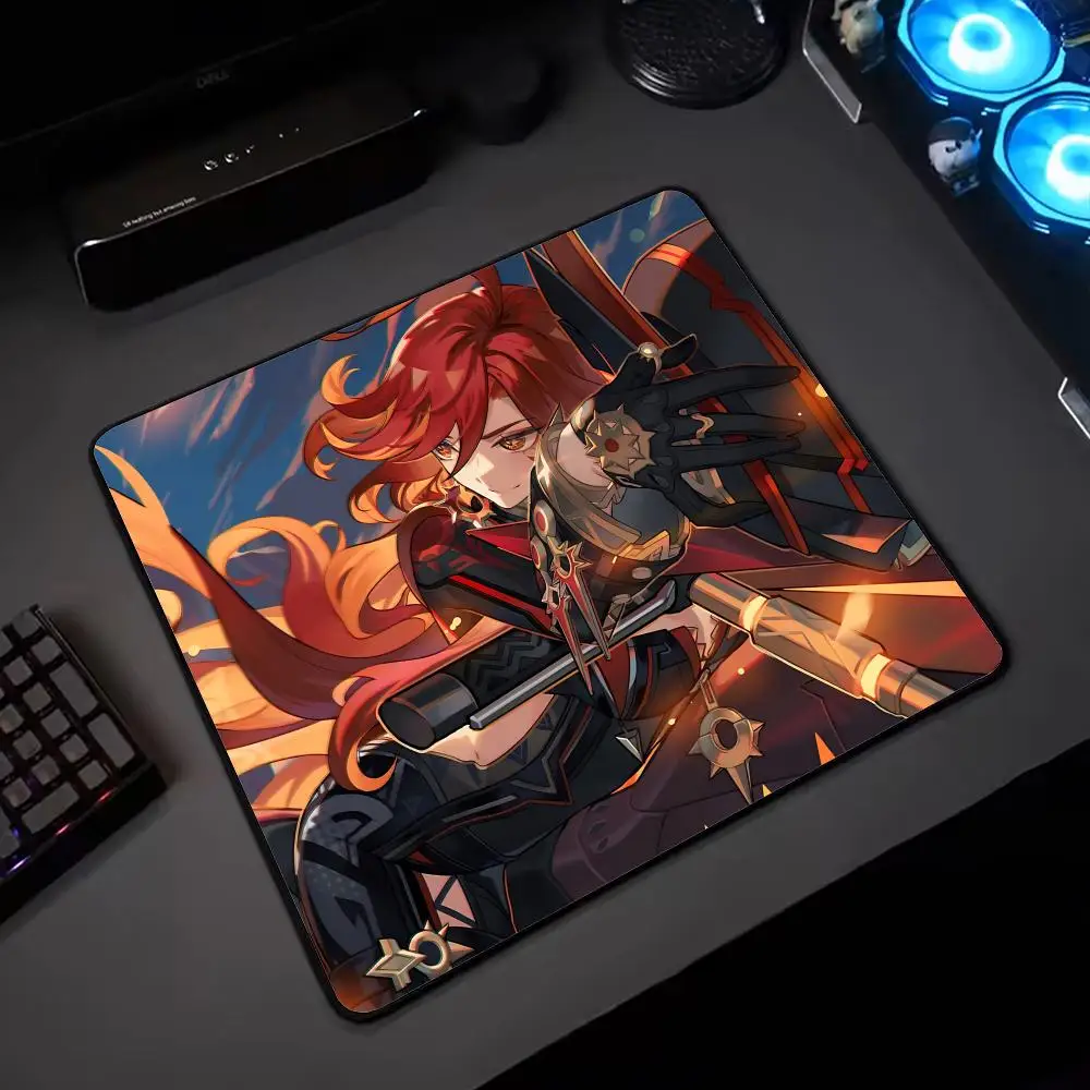 

Mavuika Genshin Mouse Pad Cartoon rubber Small mouse pad desktop computer office keyboard e-sports Genshin game