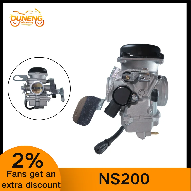 

33MM For Bajaj Pulsar200 Rouser 200 NS200 200NS BS3 200cc DTSi BS-3 2012-2016 Engine Motorcycle Carburetor Carb