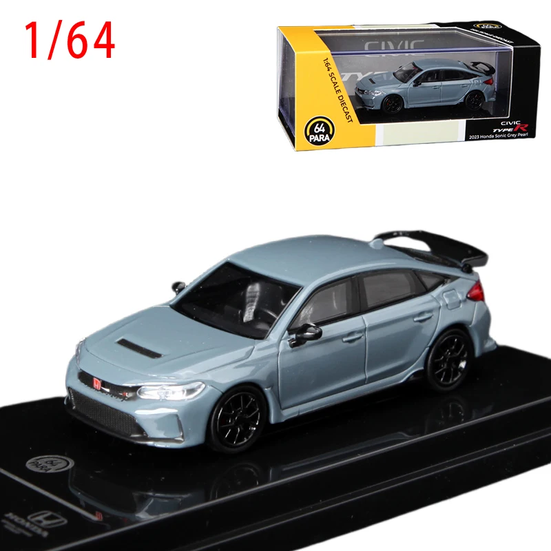 

Литая модель автомобиля Honda Civic Тип R FL5 2023, размер 1/64, Коллекционная модель автомобиля из сплава, оригинальная коробка для хобби