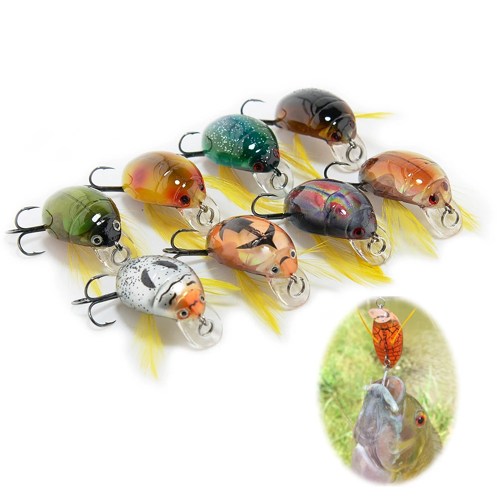 Insects Lure Baits 40mm 4g Cicada Bait Artificial Hard Bait Bug Crank Bait Fishing Lure In Stock Cicadas Blade Bait Crank Bait