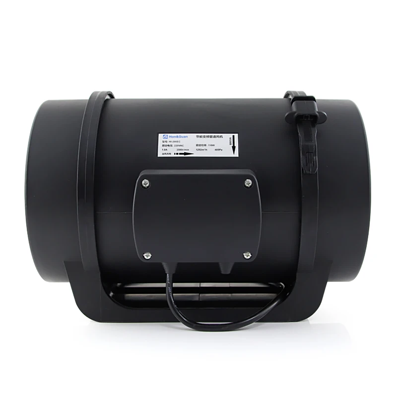 8 Inch HI-200EC  Eco-watt Powerful Inline Duct Fan with Stable Performance