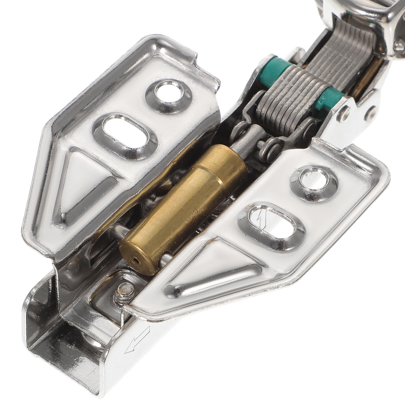 

Stainless Steel Cabinet Door Hinges Durable Anti Rust Fit Bathroom Kitchen Hidden Hydraulic Silent Closing Easy Installation