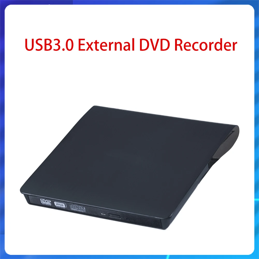 

Внешний DVD-рекордер USB3.0, Внешний оптический привод, Мобильный USB для ноутбука, рабочего стола, телевизора, для CD, DVD, 12 см, 8 см, 5 в постоянного тока