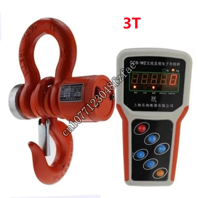 

3T Wireless Digital Electronic Hanging Crane Scale With Wireless Handheld Meter