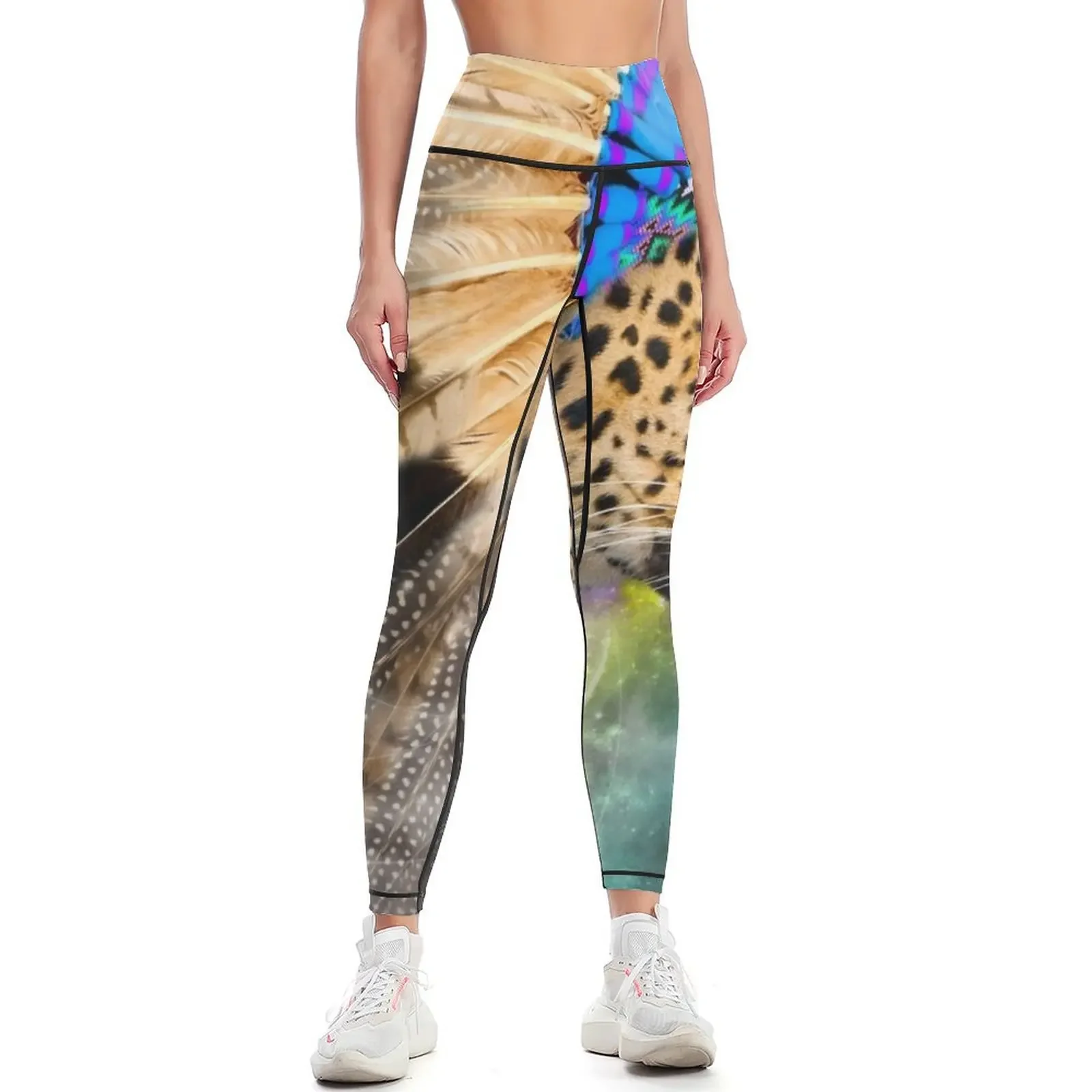 Fight For What You Love (Chief of Dreams: Amur Leopard) Leggings gym clothing sport set Women's tights Womens Leggings