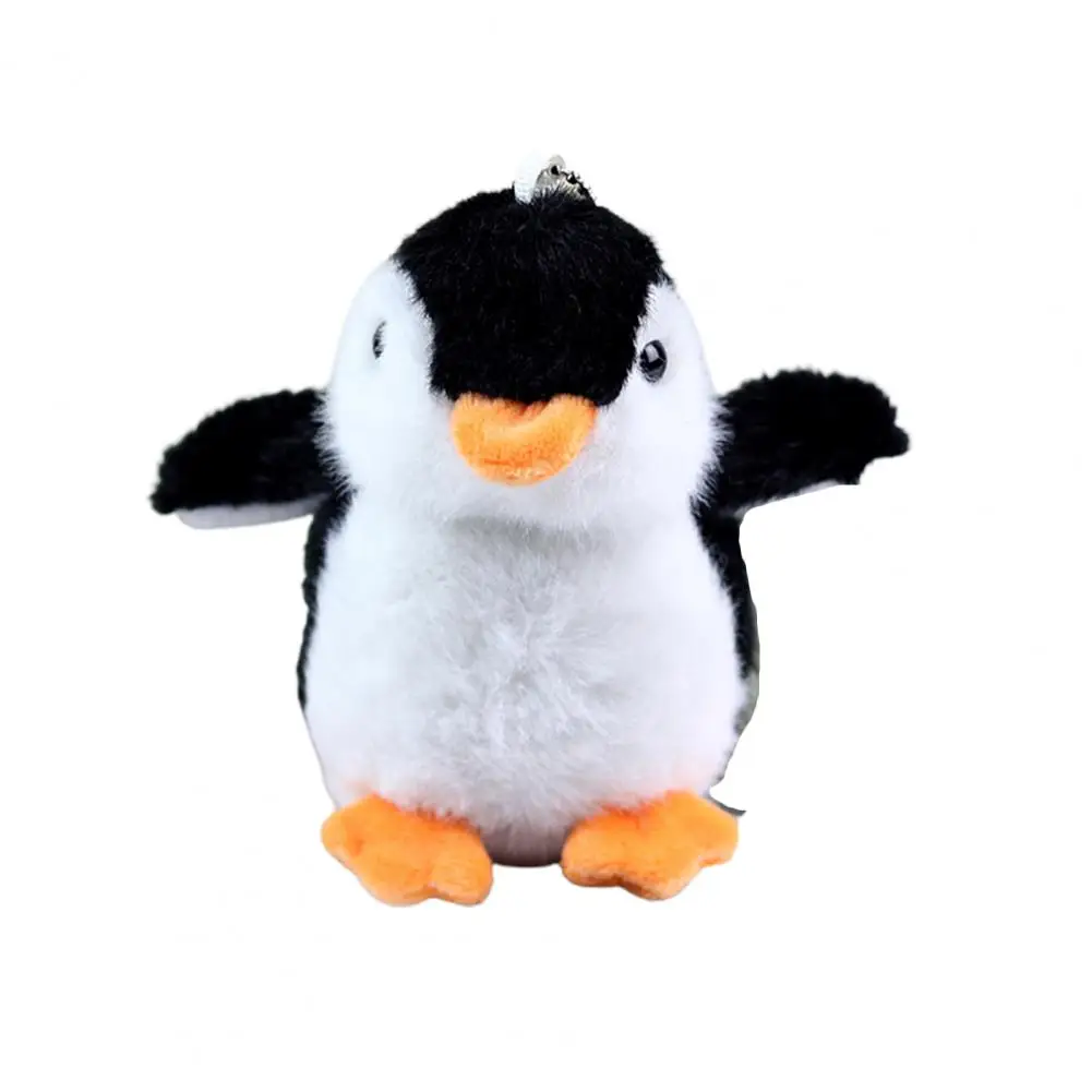 Cartoon Cute Penguin Keychain Plush Pendant Soft Easy Hanging Mini 3D Eyes Plush Keychain Bag Accessories