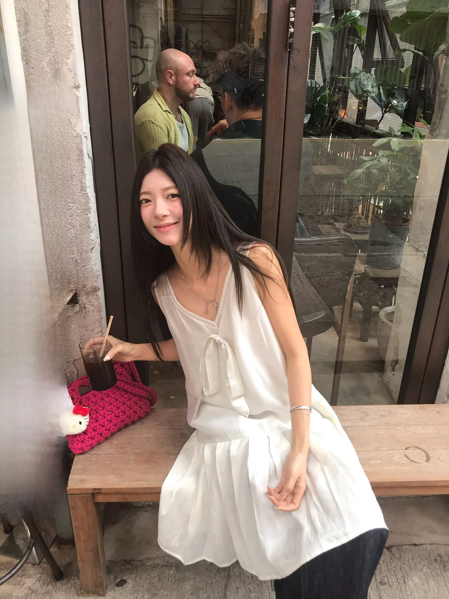 

Simple Sle Vest Dr with Belt V-Ne Splice Svel Denture Big Wang First Love Floral Print Casual Loose Fit H-Line