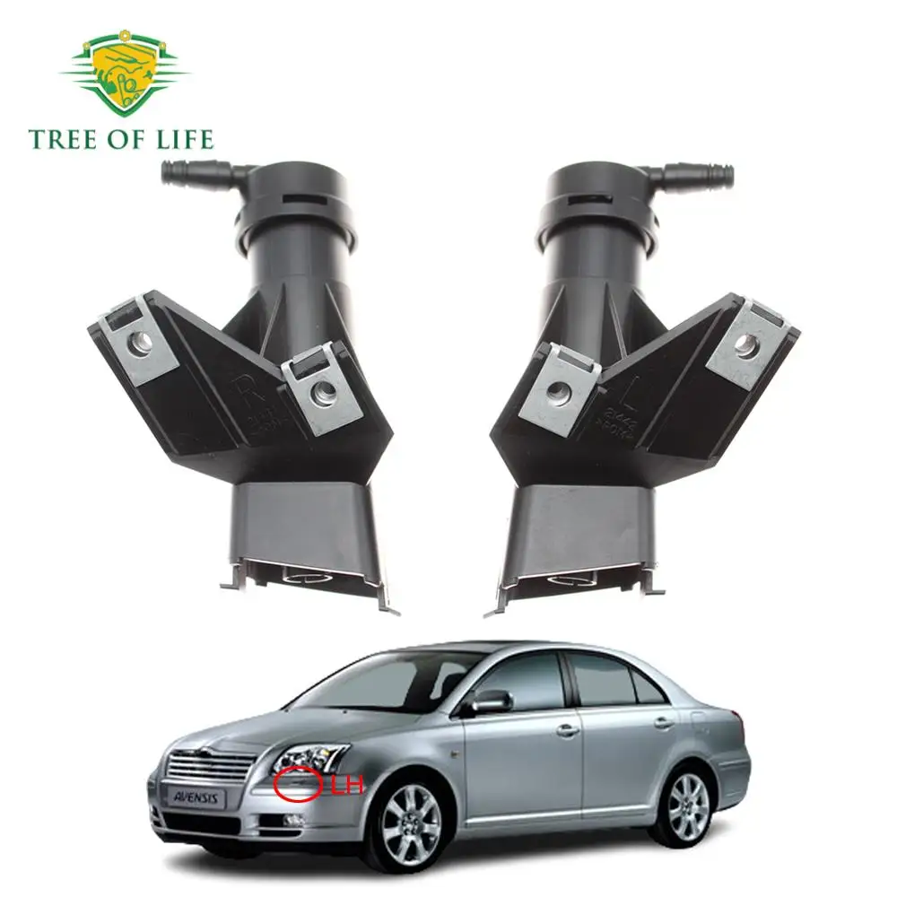 

For Toyota Avensis T25 2003 2004 2005 2006 Front Headlight Washer Nozzle Actuator Pump lamp Cleaning Water Spray Jet Cover Cap