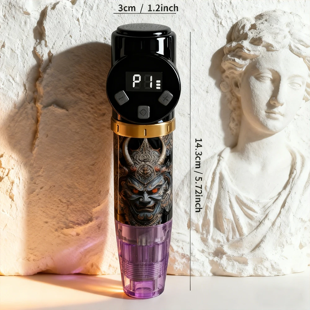 Goldplume Wireless Tattoo Kit, Includes Tattoo Pen and 1100Mah Battery, One Set, Wireless Tattoo Power Supply Suitable for Beginners, Body Art