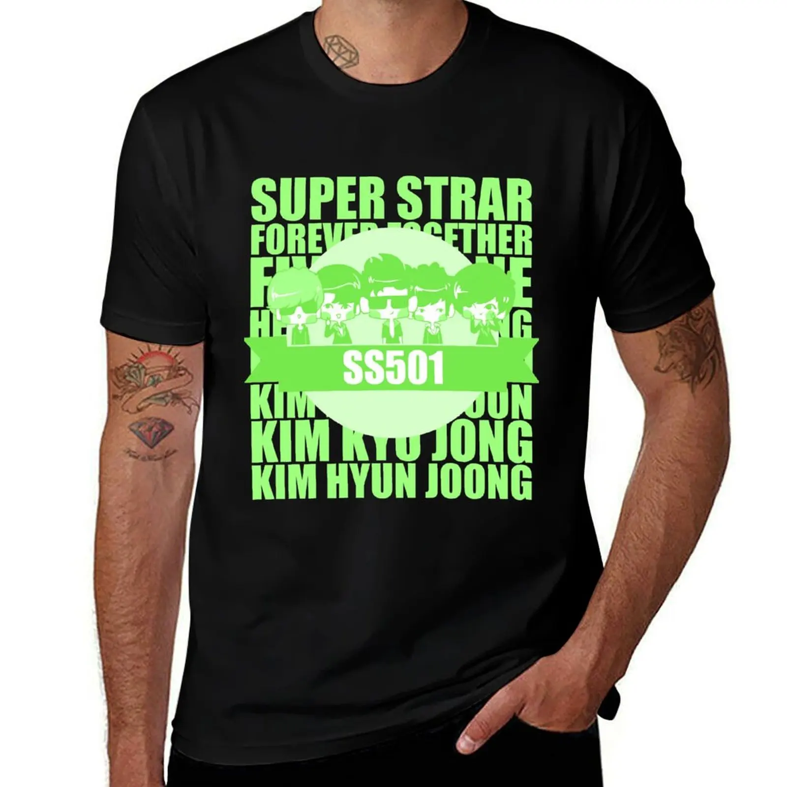 

SS501 Chibi T-Shirt t shirts for man graphic tees man t shirt designer man graphic t shirt T-Shirt