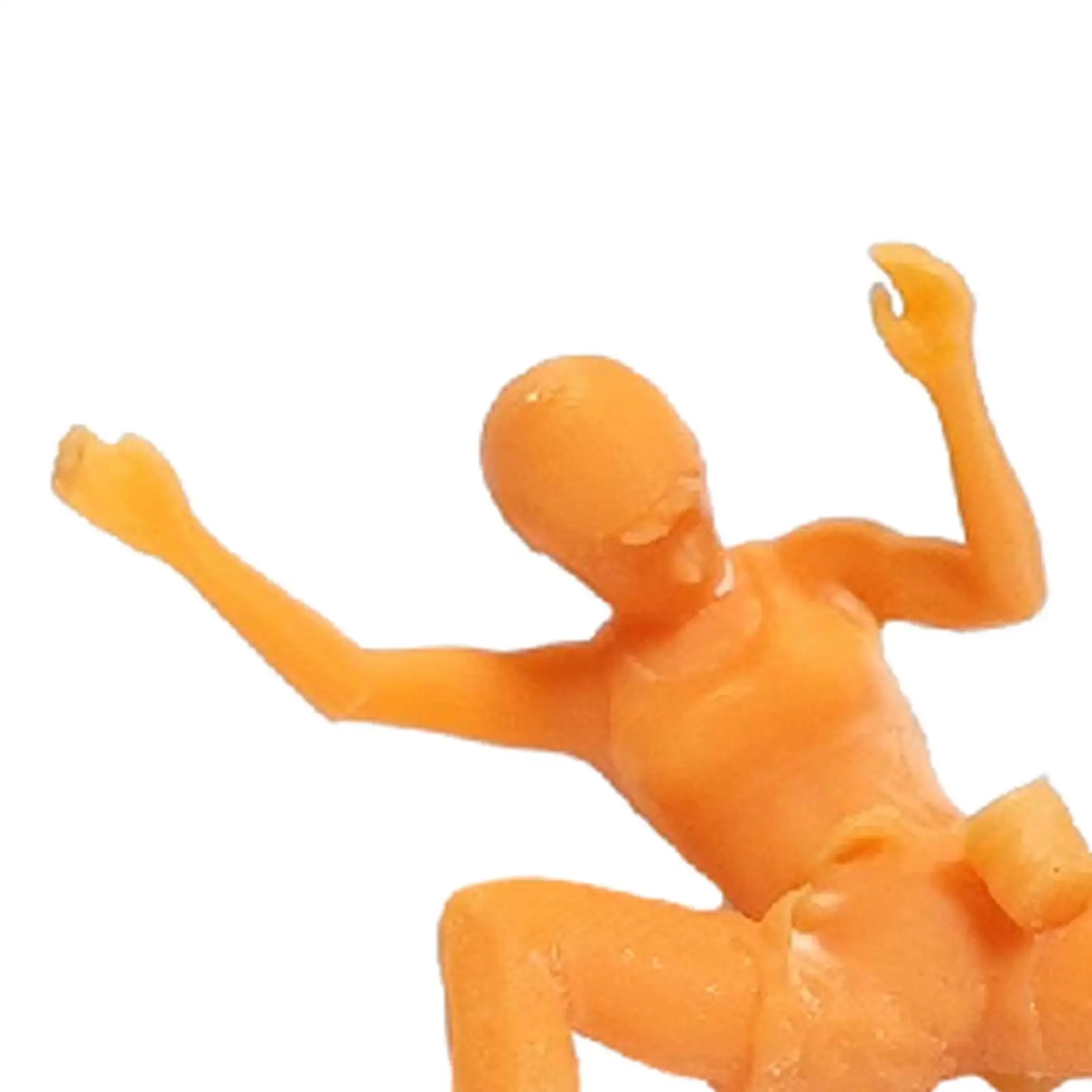 

Collectible Miniatures 1 64 Rock Climbing Figure Resin Hand Painted People Model for Scenery Building Toy