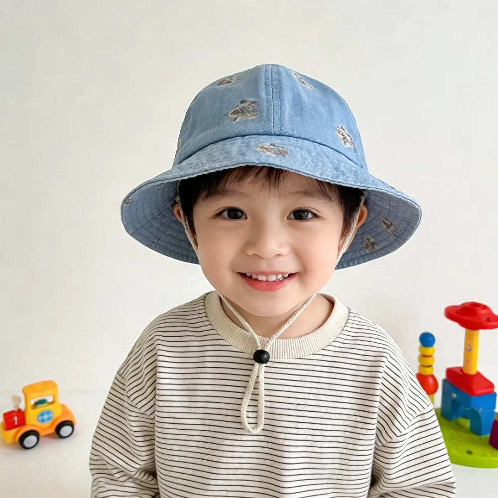 

Детская шапка весна-осень, новый стиль, милая рыбацкая кепка для мальчиков и девочек, для младенцев и малышей, защита от солнца, хлопковая шапка-бини