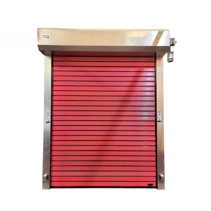 Aluminum Alloy Fast Door Smart Parking Garage Hard Fast Door Community Underground Garage