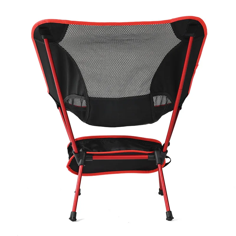 Outdoor Camping chair Portable Lazy Back Chair Light Aluminum Folding Chair Fishing picnic Beach Moon Chair