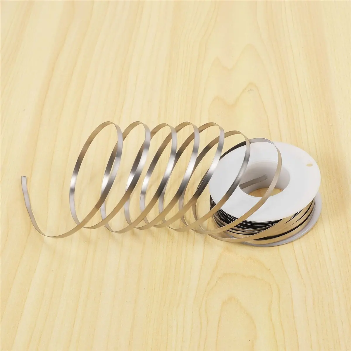 #78J 7.5M 24.6Ft 0.2x3mm Nichrome Flat Heater Wire for Heating Elements,Nichrome Heater Wire,(nichrome)