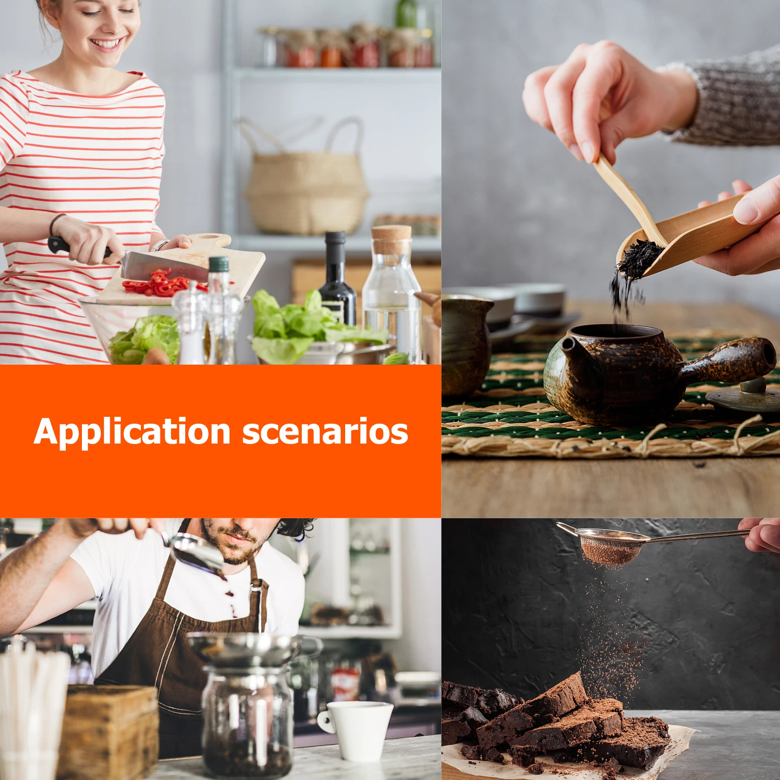 

Ceramic Tea Canister Storage Container Wood Porcelain Jars Kitchen Canisters Sugar Bowl Tea Sealing Dry Moisture Proof