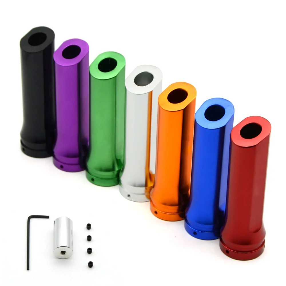Universal 7 Colors Car Handbrake Lever Cover Sleeve Aluminum Alloy Brake Handle Cover