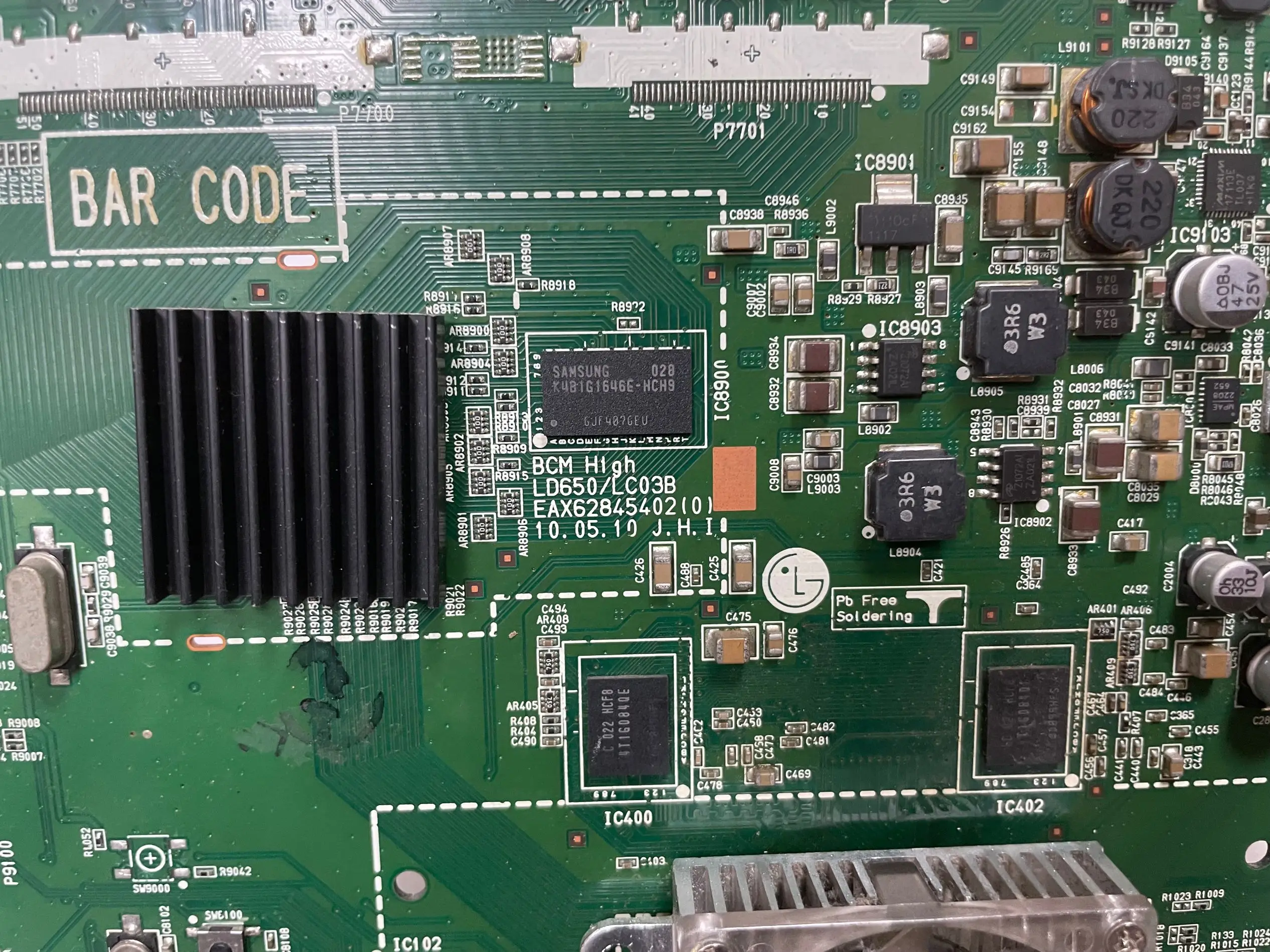 42LD650-CC 47LD650-CC اللوحة EAX62845402 مع شاشة LC42/470WUH