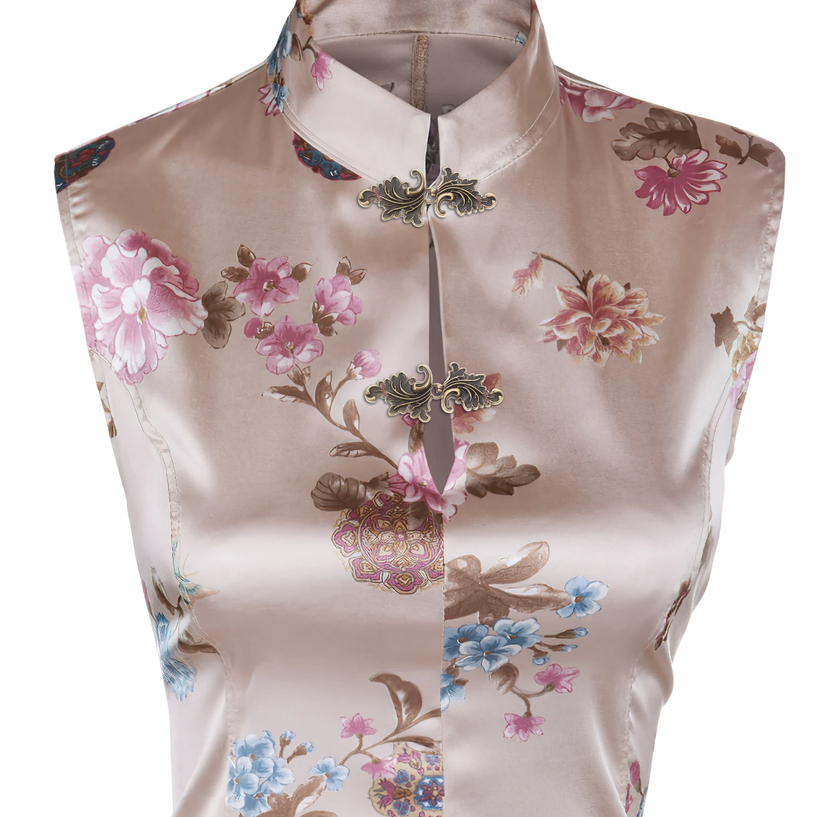 

4pcs Metal Frog Buttons Vintage Chinese Closure For Hanfu Suits Shawl Cardigan Collar Buckle Sew On Fasteners Craft