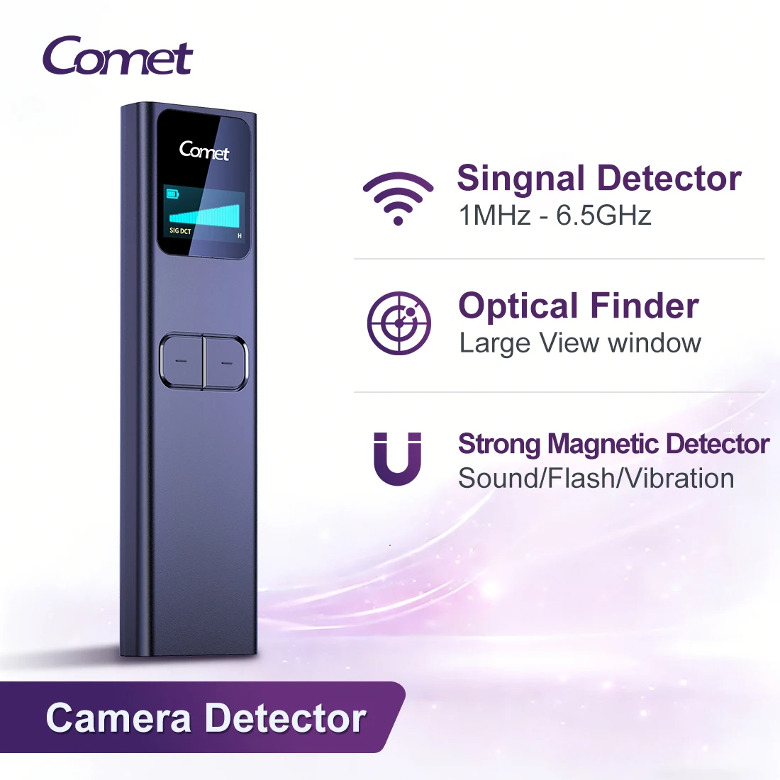 

BAOSHARE 2024 Portable ABS Spy Detector with GSM GPRS