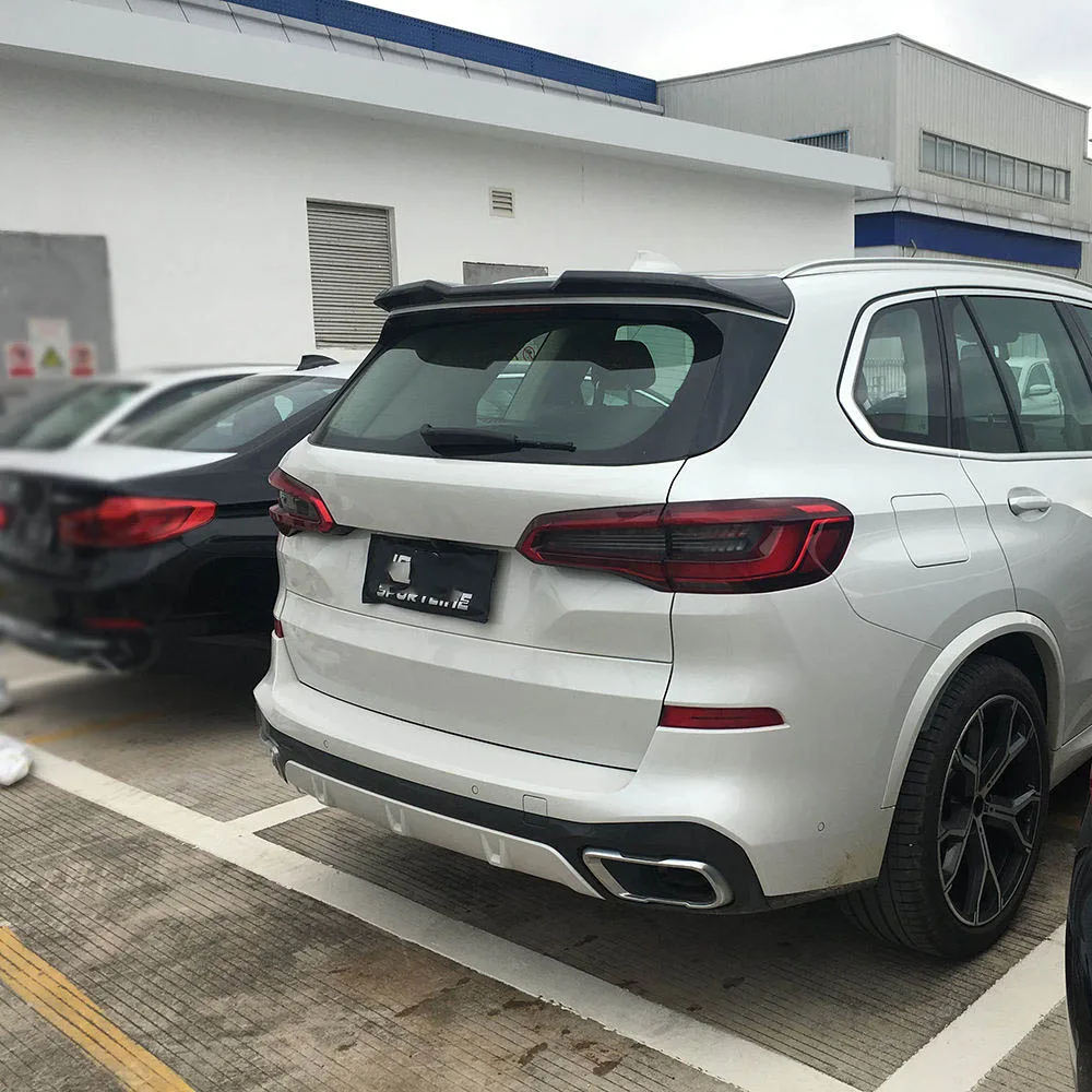 

Для BMW X5 G05 2019-2020 спойлер на крышу заднего окна из углеродного волокна