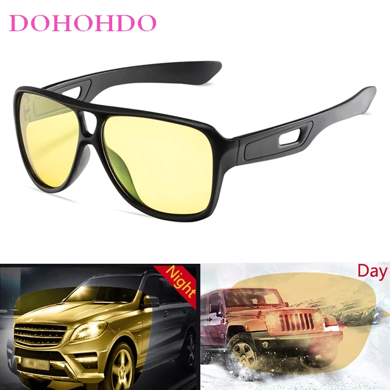 

2026 Vintage New Brand Designer Night Vision Sunglasses For Male Women Polarized Night Driving Anti-Glare Unisex Goggles UV400