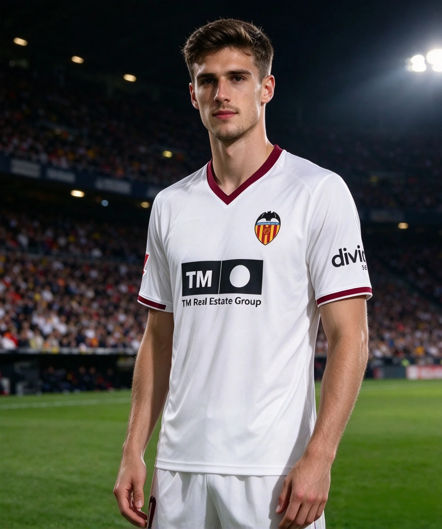 2026 Neues Valencia 3D-Druck Fußballtrikot Herren Atmungsaktiv Schnelltrocknend Kurzarm Unisex Top T-Shirt – Detail 2