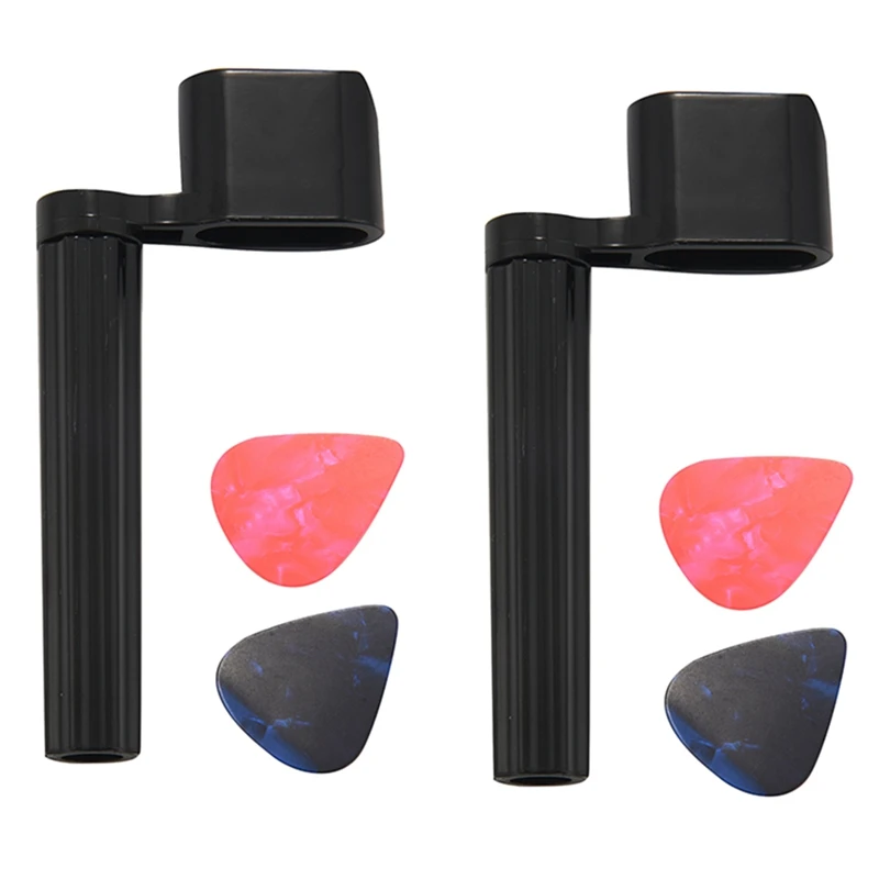 2Pcs String Stool + 4 Picks Premium Crank For Guitar String A Western Guitar, Classical Guitar,With Pin Puller And Picks